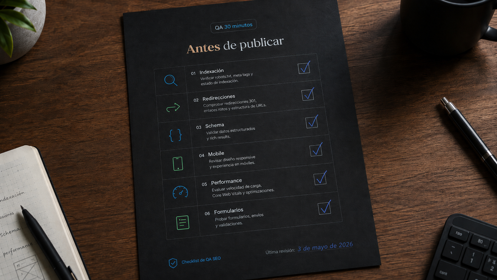 Revisión de lanzamiento web: la lista corta de 30 minutos antes de publicar